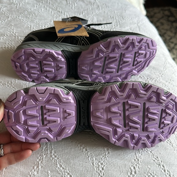 Asics Womens Gel Venture 8 1012A706 Black Running Shoes Sneakers Size 8 New - Picture 6 of 10